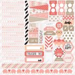 Teresa Collins Designs - You Are My Happy - 12x12 Sticker Sheet