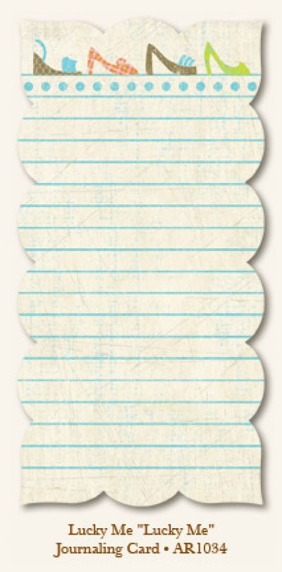 My Minds Eye - Abbey Road - Lucky Me Journaling Card