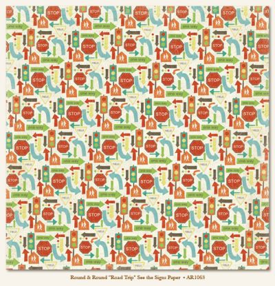 My Minds Eye - Abbey Road - Road Trip See the Signs Paper