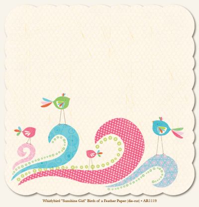 My Minds Eye - Abbey Road - Sunshine Girl Birds of a Feather die cut