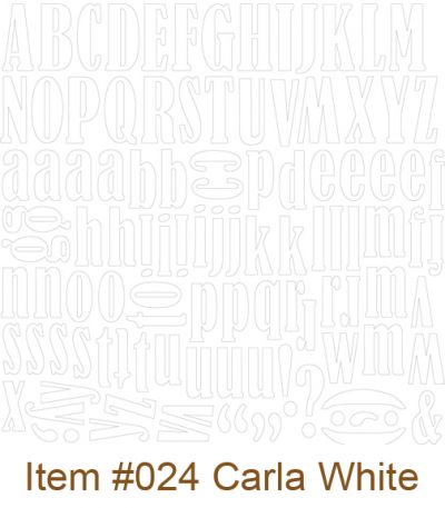 Bella Blvd - Swing into Spring - Carla White Alpha Sticker