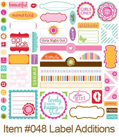 Bella Blvd - Flirty - Label Additions Sticker