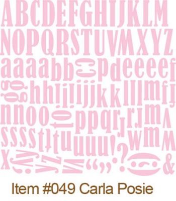 Bella Blvd - Flirty - Carla Posie Alpha Sticker