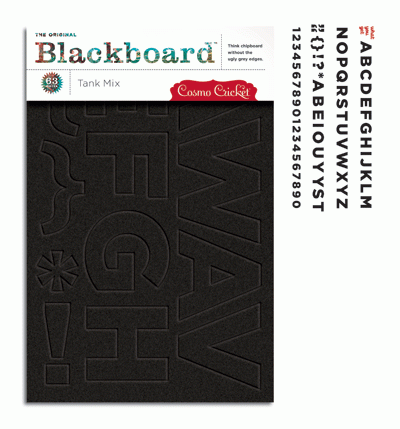 Cosmo Cricket - Tank Mix -  Blackboard Alphas