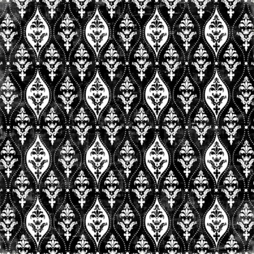 Echo Park - Be Mine -Black Damask Paper