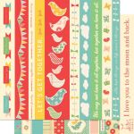 Cosmo Cricket  Togetherness - Borders Patterned Paper