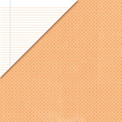 My Little Yellow Bicycle - Baby Safari - Boy - Paper - Geometric Orange/Boy Ledger