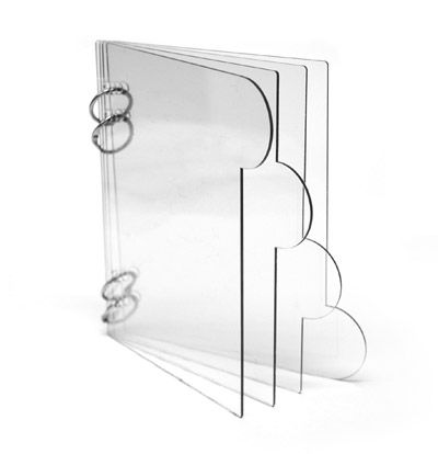 Kaisercraft - Clear Album - Round Tabbed Album