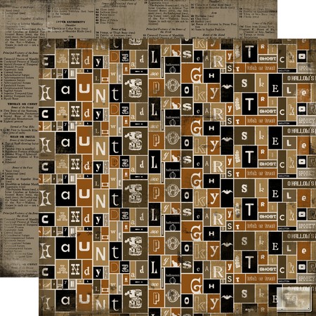 Carta Bella - All Hallow's Eve - Halloween Words