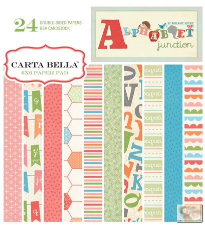 Carta Bella - Alphabet Junction - 6 x 6 Paper Pad