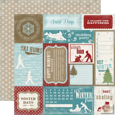 Carta Bella - Winter Fun - Wintertime Cards