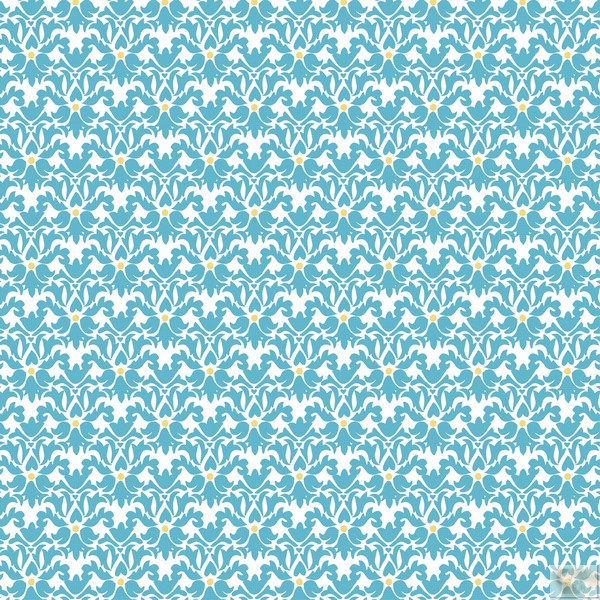 Teresa Collins Designs: Everyday Moments: Blue Scroll Paper