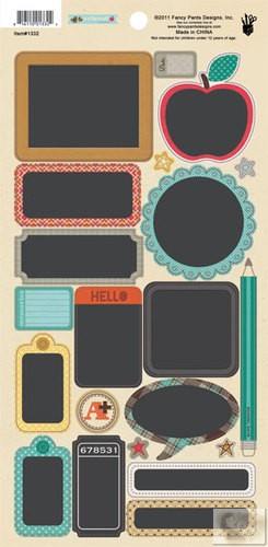 Fancy Pants - Off To School Chalk Sticker