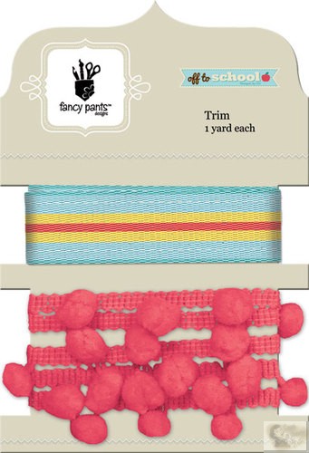 Fancy Pants - Off To School Trim Card