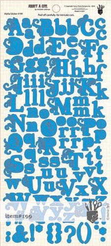 Fancy Pants - About A Girl - Alpha Sticker