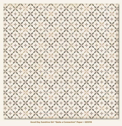 My Minds Eye - Good Day Sunshine - Girl Items -"Quite a Connection" Paper