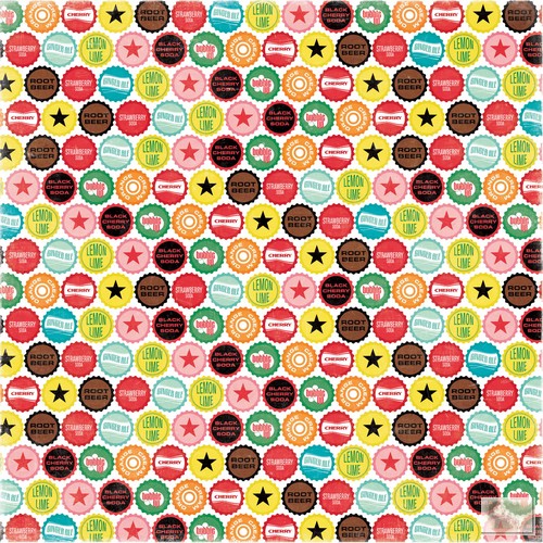 Echo Park - Happy Days - Bottle Caps