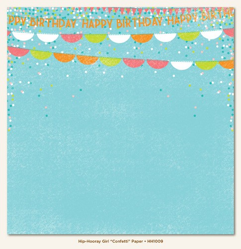 My Mind's Eye - Hip Hooray - Girl Items - Confetti Paper