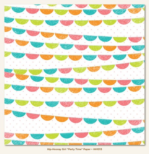 My Mind's Eye - Hip Hooray - Girl Items - Party Time Paper