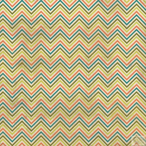 My Minds Eye - Indie Chic - Citron - Grow - Sherbet 12X12 Paper