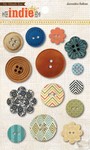 My Minds Eye - Indie Chic - Citron - What A Day - Buttons