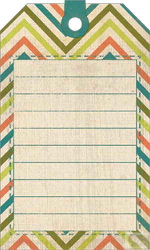 My Minds Eye - Indie Chic - Citron - Party - Journal Card