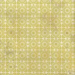 My Minds Eye - Indie Chic - Citron - Time - Honeydew 12X12 Paper