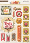 My Minds Eye - Indie Chic - Ginger - Direction - Layered Sticker