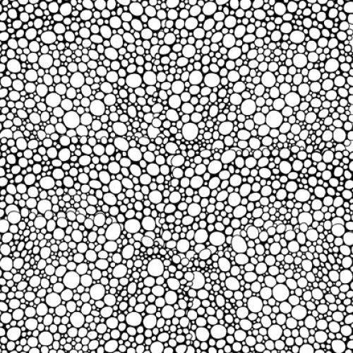 Impression Obsession - Cover-A-Card - Cling Mount Rubber Stamp - Bubbles