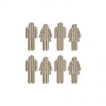 Jillibean Soup - Hampton Art - Corrugated Shapes - People