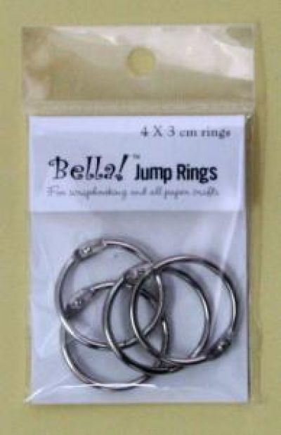 Bella - Jump Rings x 4 - Silver