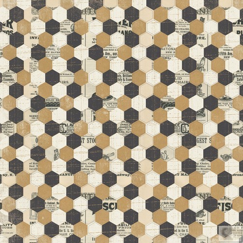 My Minds Eye - Kraft Funday -Everyday Fun - 12 x 12 Paper -Picnic