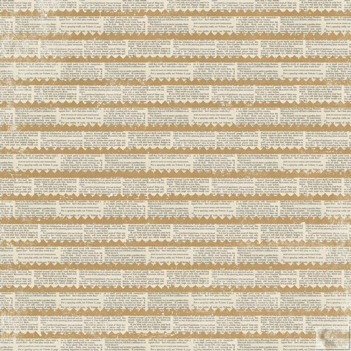 My Minds Eye - Kraft Funday -Everyday Fun - 12 x 12 Paper -Streamers