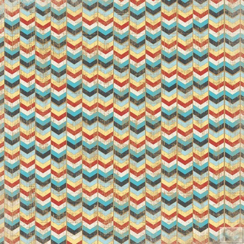 My Minds Eye - Kraft Funday -Happy Days - 12 x 12 Paper - Super Star