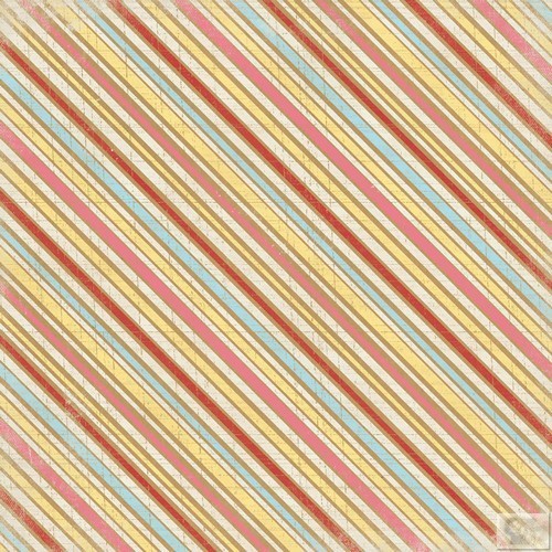 My Minds Eye - Kraft Funday -Happy Days - 12 x 12 Paper - Icing