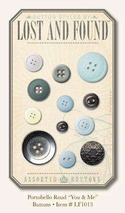 My Minds Eye - Lost & Found - Portobello Road "You & Me" Buttons
