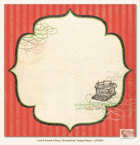 My Minds Eye - Lost and Found 2 - Rosy - Everything Happy Paper