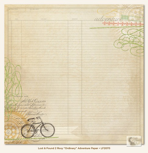 My Minds Eye - Lost and Found 2 - Rosy - Ordinary Adventure Paper