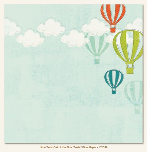 My Minds Eye - Lime Twist - Out of the Blue - Smile - Float Paper