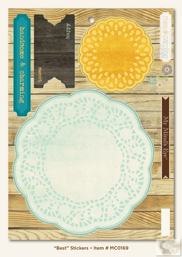 My Minds Eye - Miss Caroline - Dilly Dally - Best Large Sticker Accessories