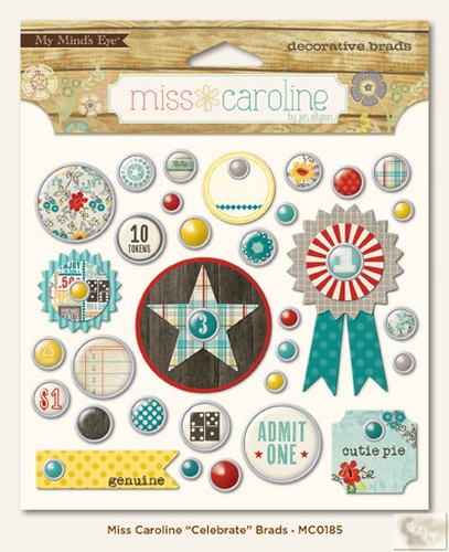 My Minds Eye - Miss Caroline - Dilly Dally - Celebrate Brads
