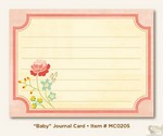 My Minds Eye - Miss Caroline - Howdy Doody - Baby Journal Card