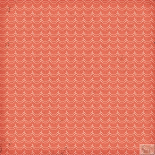 My Minds Eye - Nostalgia - Scallop - 12X12 Paper