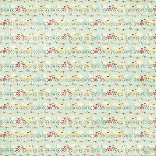 My Minds Eye - On The Sunny Side - Play Date - 12X12 Paper