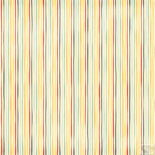 My Minds Eye - On The Sunny Side - Simple Stripe - 12X12 Paper