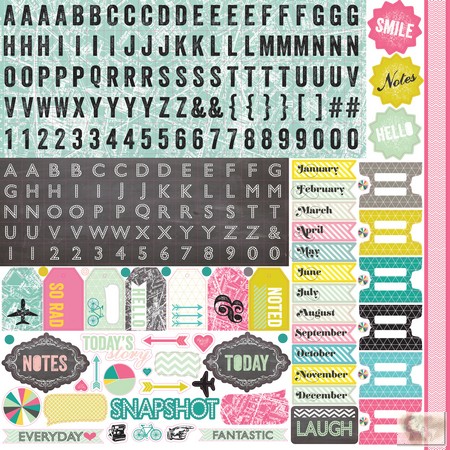 Echo Park Paper Co. - Photo Freedom - Today's Story - Sticker