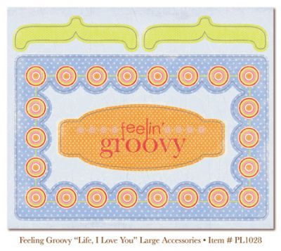 My Minds Eye - Penny Lane - Feeling Groovy - Life I Love You -  Large Accessories (5x6)
