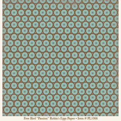 My Minds Eye - Penny Lane - Free Bird - Passion  -  Robin's Eggs Paper