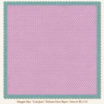 My Minds Eye - Penny Lane - Maggie May - Lola Jane Delicate Dots Paper (die-cut)