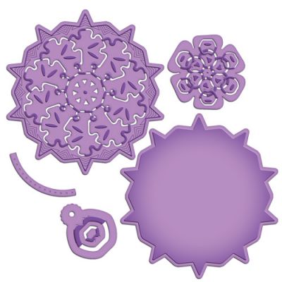 Spellbinders - Shapeabilities - Cut ? Fold ? Tuck die - Puzzle Effect